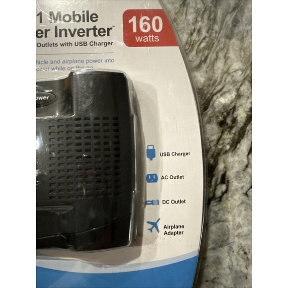 New SEALED  CyberPower 3-In-1 Mobile Power Inverter-Model #CPS160SU-DC - Picture 2 of 6